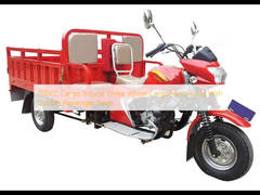 200CC Cargo Tricycle Three Wheel Cargo Motorcycle With Double Passenger Seats