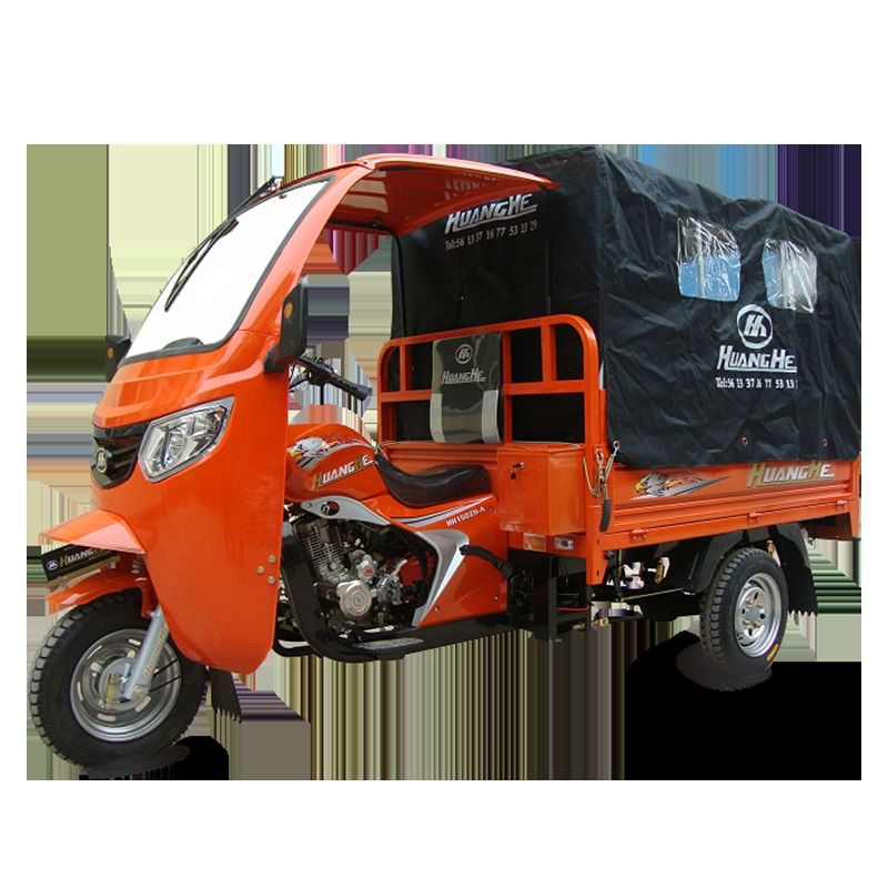 Мотоцикл грузовой на трехколесных колесах напряжением 48 В с двигателем 300 cc и массой на борту 300-400 кг